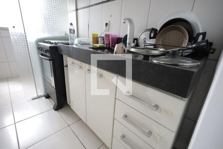 Cozinha de apartamento para alugar com 2 quartos, 55m² em Parque Sao Vicente, Santo André