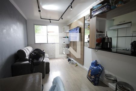 Sala de apartamento para alugar com 2 quartos, 55m² em Parque Sao Vicente, Santo André