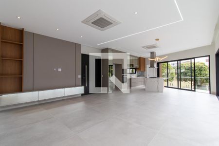 Sala de casa de condomínio à venda com 4 quartos, 271m² em Swiss Park, Campinas