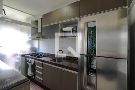Cozinha de apartamento para alugar com 2 quartos, 49m² em Vila Mogilar, Mogi das Cruzes