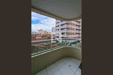 Sacada  de apartamento para alugar com 1 quarto, 51m² em Guilhermina, Praia Grande