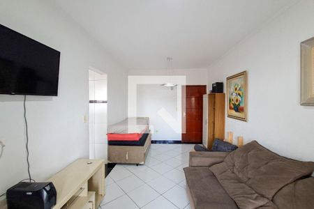 Sala de apartamento para alugar com 1 quarto, 51m² em Guilhermina, Praia Grande