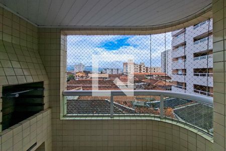 Sacada  de apartamento para alugar com 1 quarto, 51m² em Guilhermina, Praia Grande