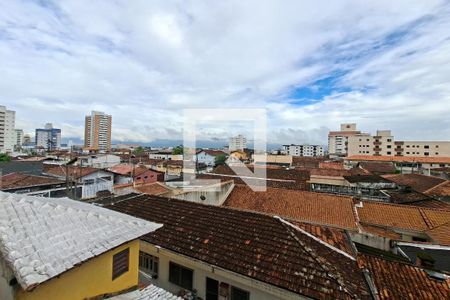 Vista da Sacada de apartamento para alugar com 1 quarto, 51m² em Guilhermina, Praia Grande