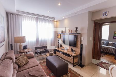 Sala de apartamento à venda com 2 quartos, 64m² em Serra, Belo Horizonte