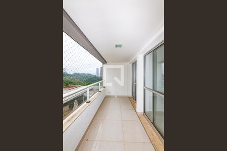 Varanda da Sala de apartamento à venda com 3 quartos, 86m² em Vila da Serra, Nova Lima