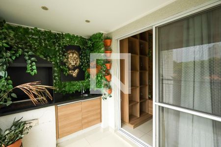 Varanda Gourmet  de apartamento para alugar com 2 quartos, 65m² em Vila Cruzeiro, São Paulo