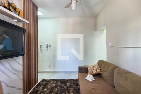 Sala de apartamento para alugar com 1 quarto, 34m² em Canto do Forte, Praia Grande