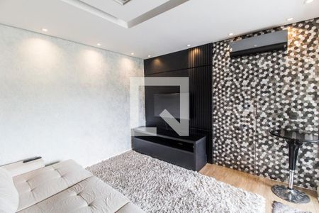 Sala  de casa de condomínio à venda com 2 quartos, 73m² em Centro de Apoio I (alphaville), Santana de Parnaíba