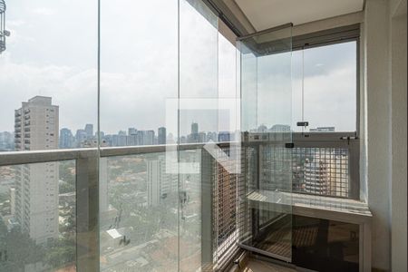 Varanda do Quarto de kitnet/studio para alugar com 1 quarto, 25m² em Jardim das Acacias, São Paulo