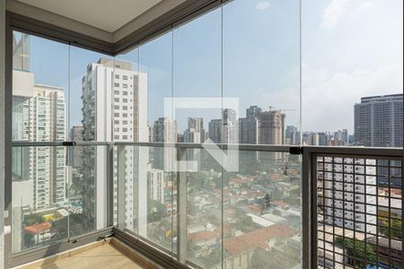 Varanda do Quarto de kitnet/studio para alugar com 1 quarto, 25m² em Jardim das Acacias, São Paulo