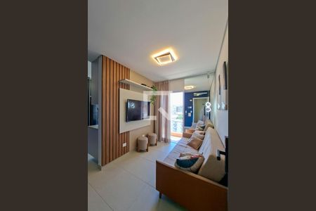 sala de apartamento para alugar com 1 quarto, 37m² em Boqueirão, Praia Grande