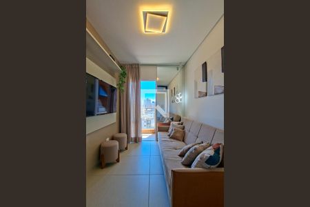 sala de apartamento para alugar com 1 quarto, 37m² em Boqueirão, Praia Grande