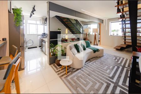 Sala de apartamento para alugar com 2 quartos, 130m² em Cinquentenario, Belo Horizonte