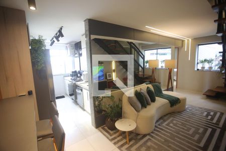 Sala de apartamento para alugar com 2 quartos, 120m² em Cinquentenario, Belo Horizonte