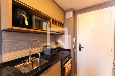 Sala/Cozinha de apartamento para alugar com 1 quarto, 26m² em Brás, São Paulo
