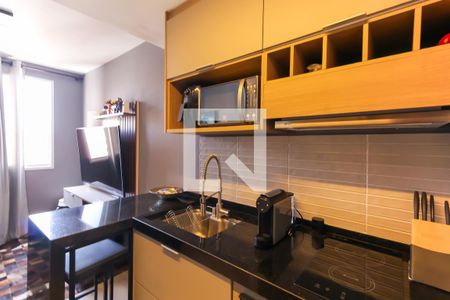 Sala/Cozinha de apartamento para alugar com 1 quarto, 26m² em Brás, São Paulo