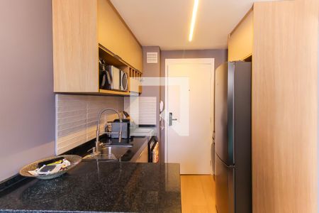 Sala/Cozinha de apartamento para alugar com 1 quarto, 26m² em Brás, São Paulo