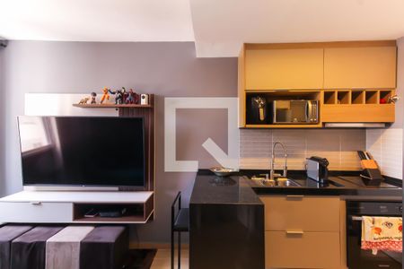 Sala/Cozinha de apartamento para alugar com 1 quarto, 26m² em Brás, São Paulo
