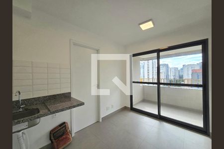 Sala/Cozinha de apartamento para alugar com 1 quarto, 32m² em Vila Olímpia, São Paulo