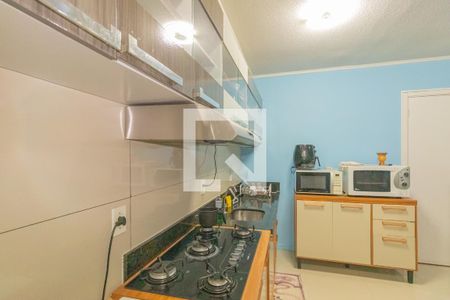 Sala/Cozinha de apartamento para alugar com 2 quartos, 44m² em Fátima, Canoas