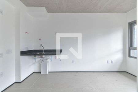 Cozinha de kitnet/studio para alugar com 1 quarto, 18m² em Santo Amaro, São Paulo