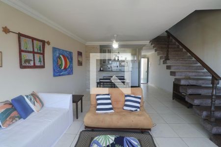 Sala de apartamento para alugar com 3 quartos, 120m² em Jardim Las Palmas, Guarujá