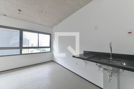 Cozinha de kitnet/studio para alugar com 1 quarto, 18m² em Santo Amaro, São Paulo