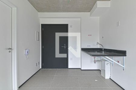 Cozinha de kitnet/studio para alugar com 1 quarto, 18m² em Santo Amaro, São Paulo