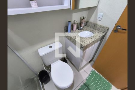 Banheiro Social de apartamento para alugar com 2 quartos, 49m² em Dona Zulmira, Uberlândia