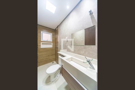 Banheiro Social de apartamento para alugar com 2 quartos, 57m² em Vila Eldizia, Santo André