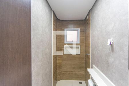 Banheiro Social de apartamento para alugar com 2 quartos, 57m² em Vila Eldizia, Santo André