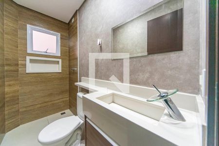 Banheiro Social de apartamento para alugar com 2 quartos, 57m² em Vila Eldizia, Santo André