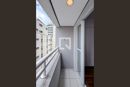 Varanda da Sala de kitnet/studio à venda com 1 quarto, 37m² em Vila Mariana, São Paulo