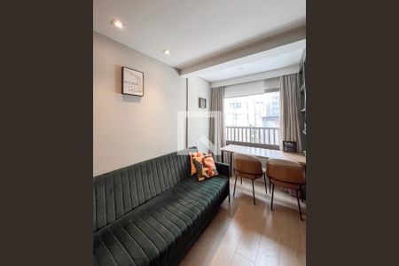 Sala de apartamento à venda com 1 quarto, 34m² em Vila Gumercindo, São Paulo