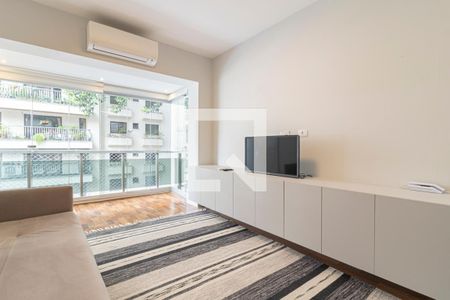 Sala de apartamento à venda com 1 quarto, 44m² em Vila Nova Conceição, São Paulo