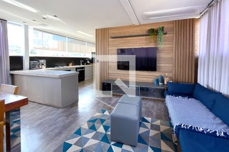 Sala de Estar de apartamento à venda com 3 quartos, 140m² em Nova Vista, Belo Horizonte