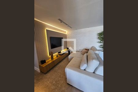 Sala de apartamento à venda com 3 quartos, 86m² em Vila Valparaíso, Santo André