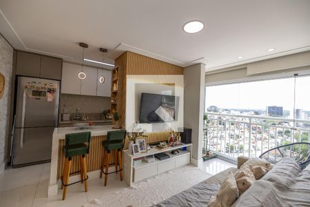 Sala_cozinha - Conjugada de apartamento para alugar com 2 quartos, 61m² em Centro, Barueri