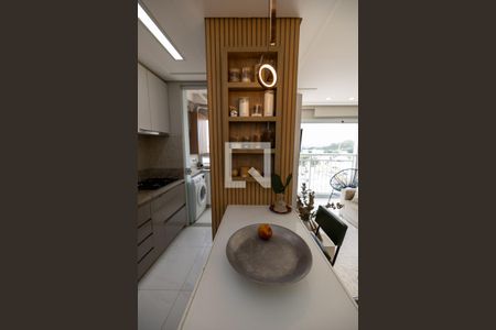 Sala_cozinha - Conjugada de apartamento para alugar com 2 quartos, 61m² em Centro, Barueri