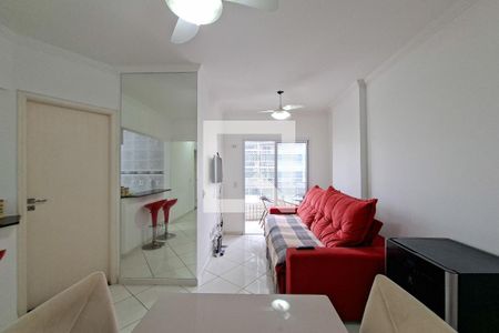 Sala de apartamento para alugar com 3 quartos, 83m² em Canto do Forte, Praia Grande