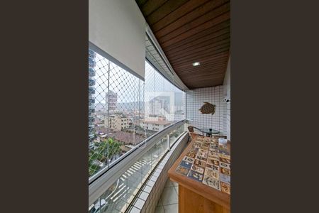 Sacada  de apartamento para alugar com 3 quartos, 83m² em Canto do Forte, Praia Grande