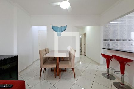 Sala de apartamento para alugar com 3 quartos, 83m² em Canto do Forte, Praia Grande