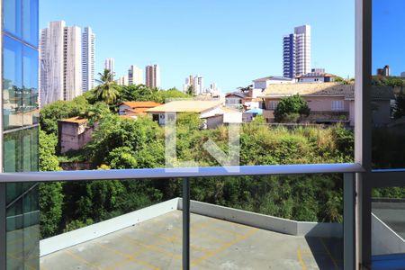 Varanda da Sala de apartamento para alugar com 1 quarto, 45m² em Caminho das Árvores, Salvador