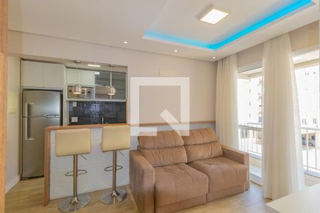 Sala/Cozinha de apartamento à venda com 2 quartos, 58m² em Centro, Canoas