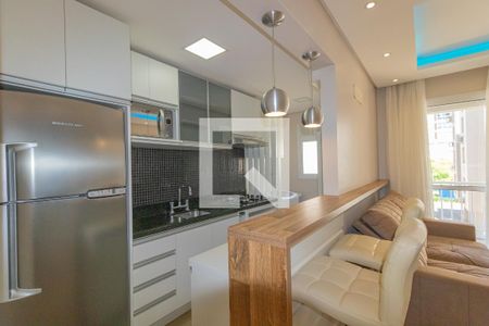 Sala/Cozinha de apartamento à venda com 2 quartos, 58m² em Centro, Canoas