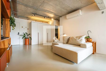 Sala/Cozinha de apartamento à venda com 1 quarto, 72m² em Pinheiros, São Paulo