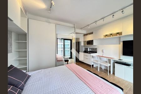 Studio de kitnet/studio para alugar com 1 quarto, 26m² em Indianópolis, São Paulo