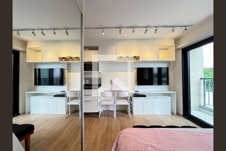 Studio de kitnet/studio para alugar com 1 quarto, 26m² em Indianópolis, São Paulo