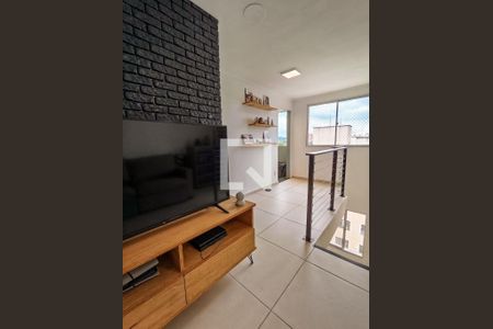 Sala de apartamento à venda com 2 quartos, 91m² em Parque Sao Vicente, Santo André